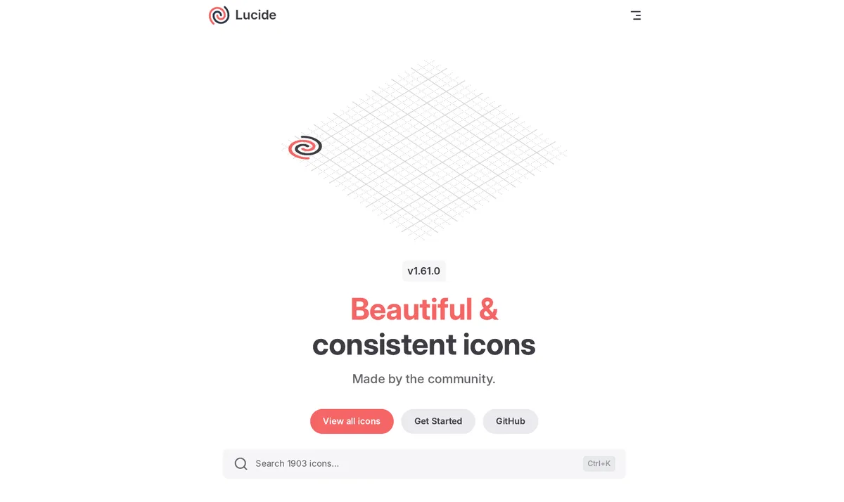 Lucide 的特色组件截图